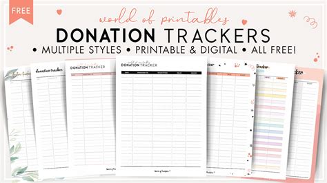 Donation Tracker Journal: Donation Tracking