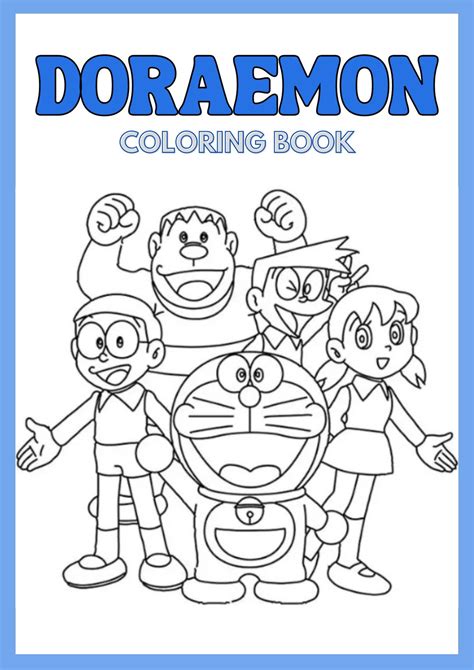 Doremon Colouring Book
