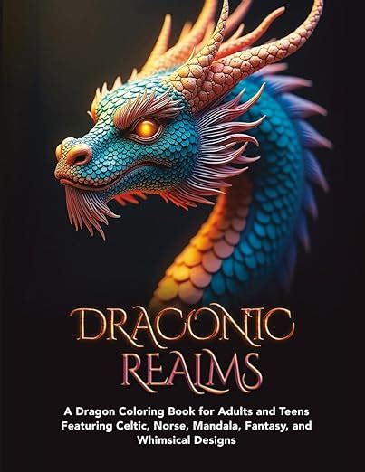Dragon Realms Coloring Book