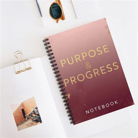 Dream life in progress lined notebook