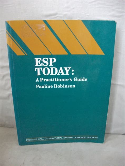 ESP Today: A Practitioner's Guide