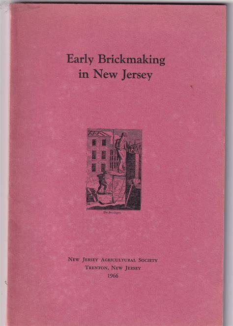 Early brickmaking in New Jersey,