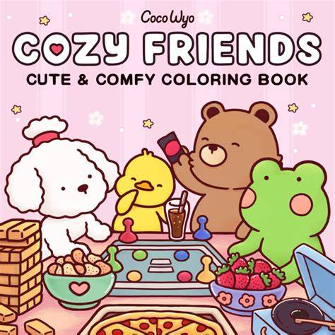 Easter Friends: Cute Coloring Book