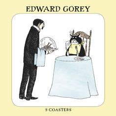Edward Gorey Bustopher Jones Coasters