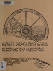 Egan resource area record of decision