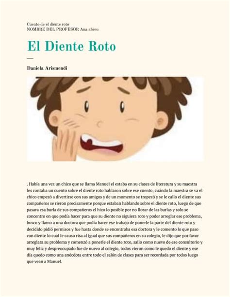 El diente roto