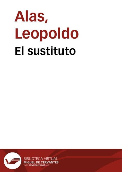 El sustituto