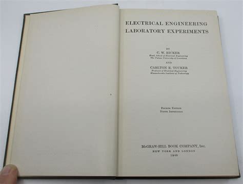 Electrical Engineering Laboratory Experiments.