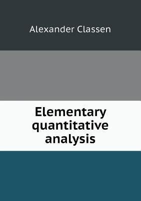 Elementary Quantitative Analysis.