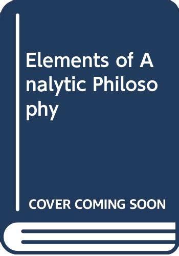 Elements of Analytic Philosophy