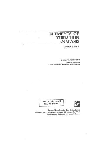 Elements of Vibration Analysis