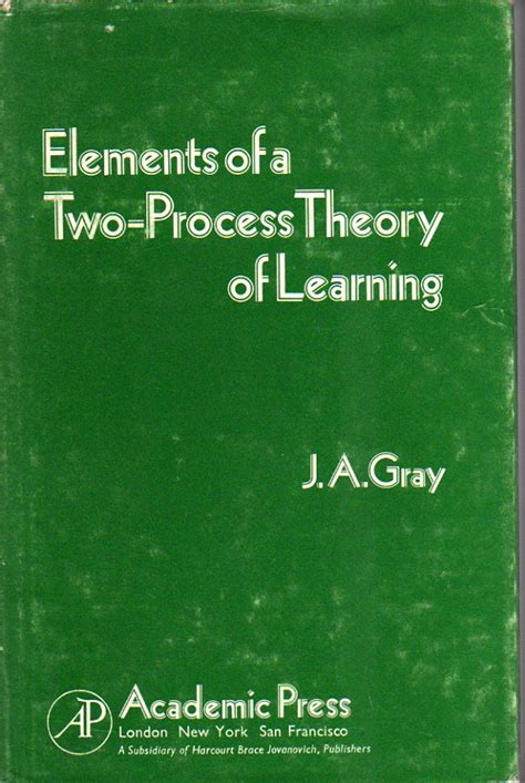 Elements of a two-process theory of learning