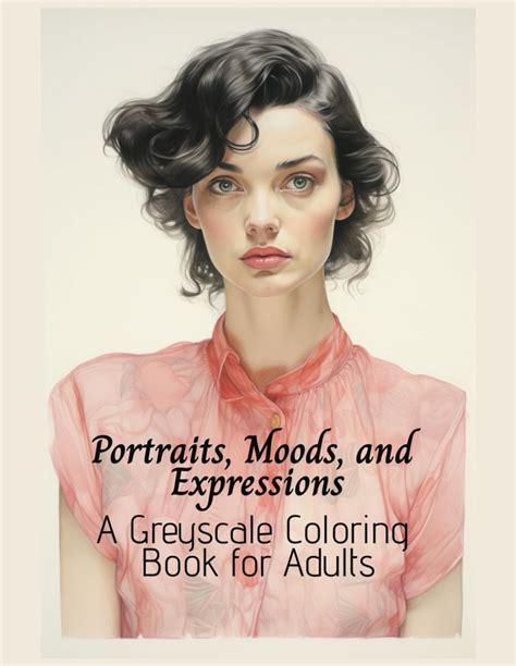 Ellegant Bride Portraits: A Greyscale Coloring Book