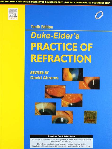 Elsevier India Duke-Elders Practice Refraction