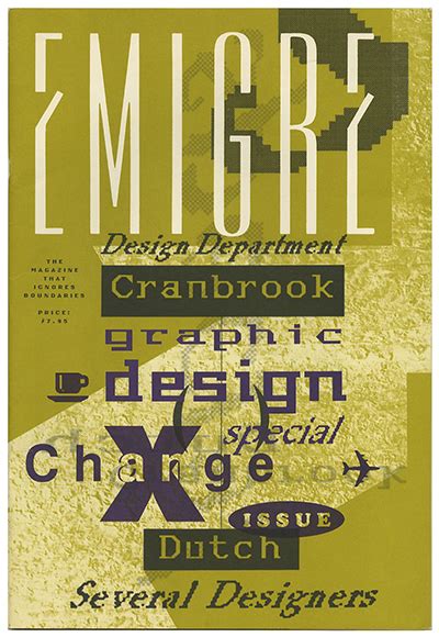 Emigre #10, Cranbrook