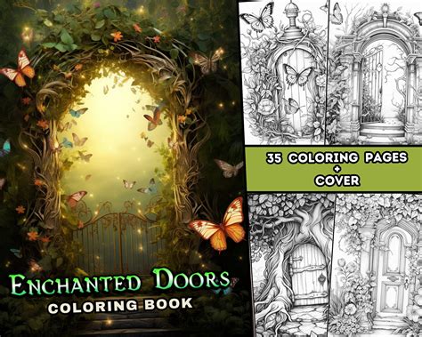 Enchanted Doors Coloring Book