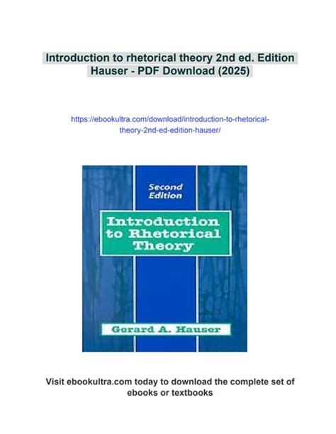 English Rhetorical Introduction