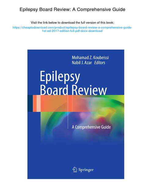 Epilepsy Board Review: A Comprehensive Guide