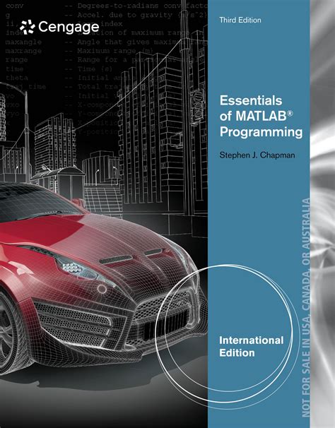 Essentials of MATLAB Programming