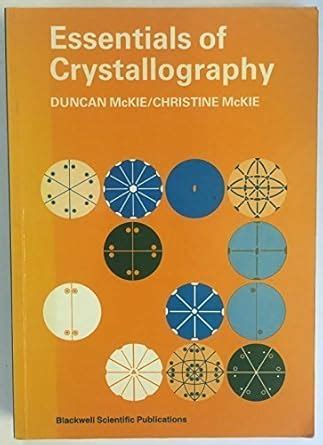 Essentials of crystallography,