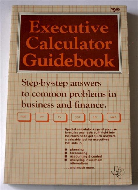 Executive Calculator Guidebook