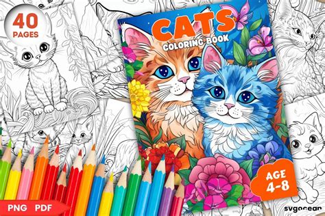 Exotic Cats - Coloring Book