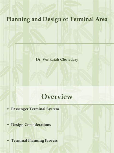 Experimental planning for terminal area ATC programs