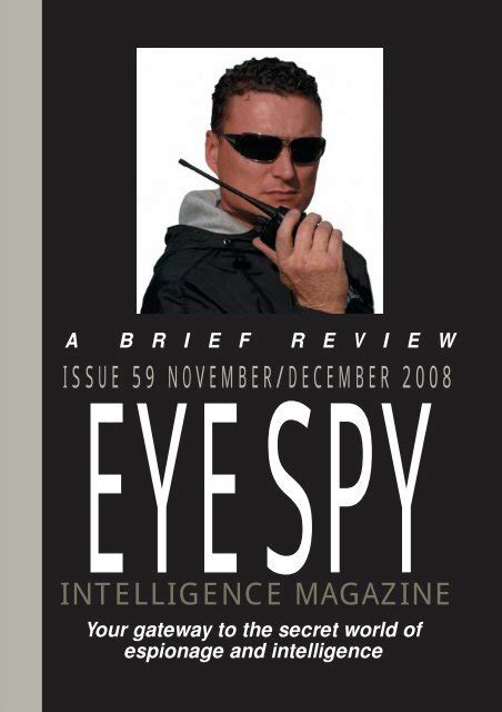Eye Spy Intelligence Magazine, Issue Eight 2002