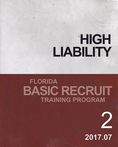 FDLE High Liability Curriculum, Vol 2, 2024 Edition
