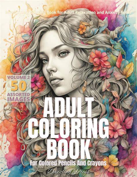 FLOWER COLORING BOOK FOR TEENS AND ADULTS