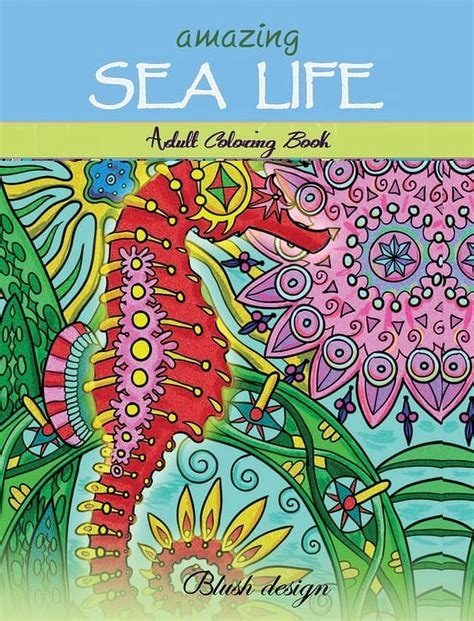Fantastic Sea Life: Adult Coloring Book