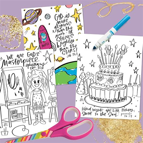 Fantasy Coloring Book: and Scripture Notebook