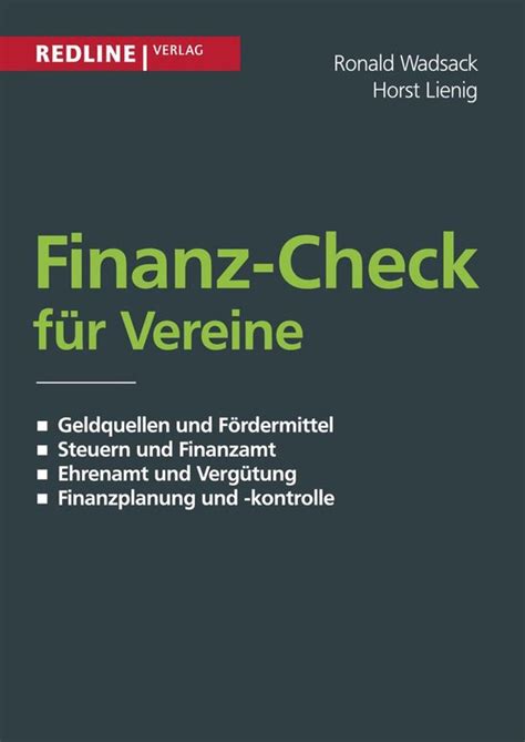 Finanz- Check für Vereine