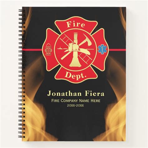 Fire Department Notebook: Firefighter