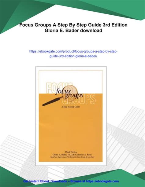 Focus Groups: A Step By Step Guide