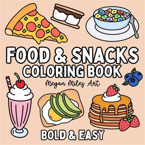 Food Coloring Book For Kids
