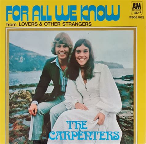 For All We Know, Carpenters