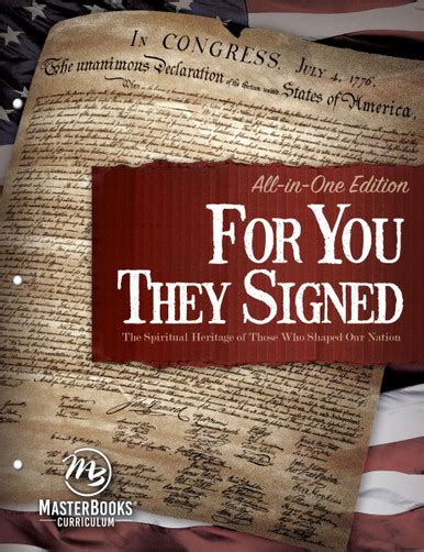 For You They Signed
