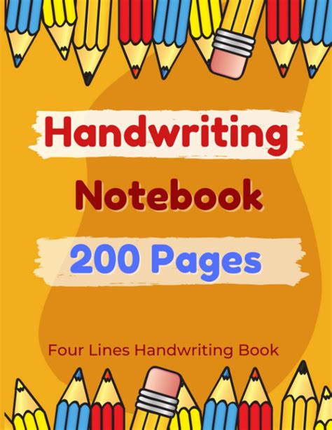 Four line Handwriting Book