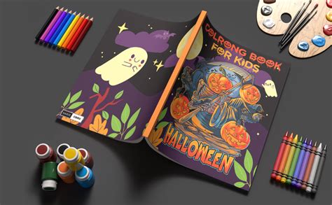 Frightfully Fun Halloween Coloring Book
