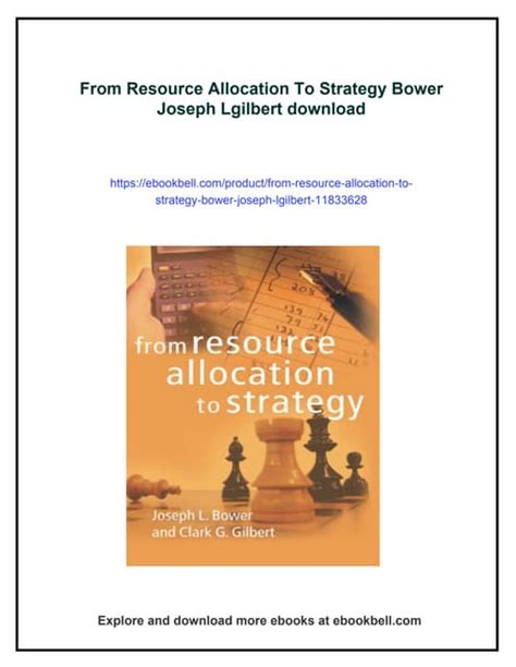 From Resource Allocation to Strategy