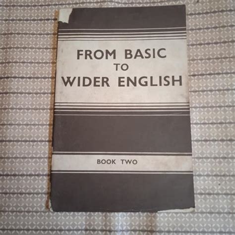 From basic to wider English