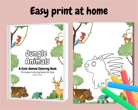 Fun & Easy Animals to Color for Kids