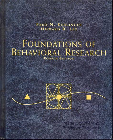 Fundamentals of Behavioral Research