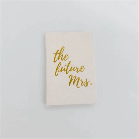 Future Mrs.: Notebook