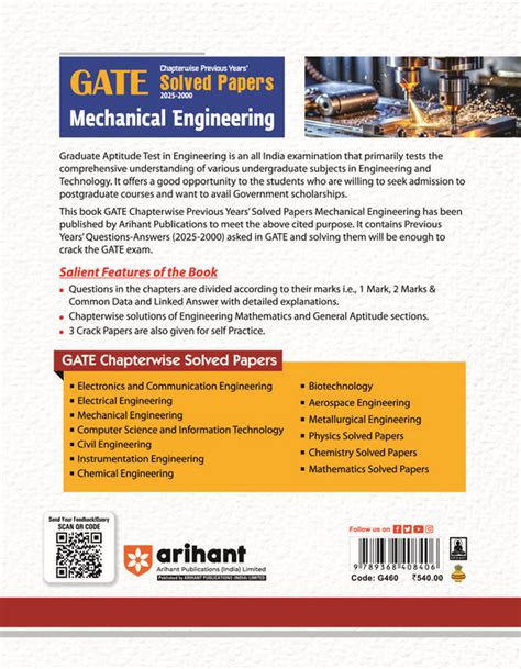 GATE Mechanical Engineering Guide & Solved Paper