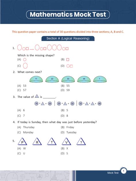 GRADE 7 MATHEMATICS Mock Test Series