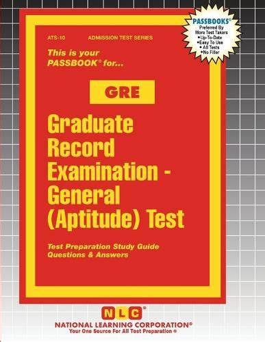 GRE: Graduate Record Examination General (Aptitude) Test