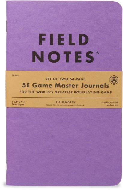 Game Master Journal