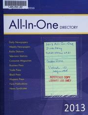 Gebbie Press All-In-One Directory 2013